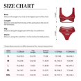 thumbnail image 6 of Honeii Vintage Burgundy Print Women’s Bikini Set,Two Piece Swimsuit Bathing Suits,Stylish High Elasticity Swimwear for Beach and Pool, 6 of 7