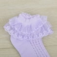 thumbnail image 3 of 5 Pack Girls Ruffle Socks Ruffle Lace Ankle Dress Princess Socks, 3 of 5