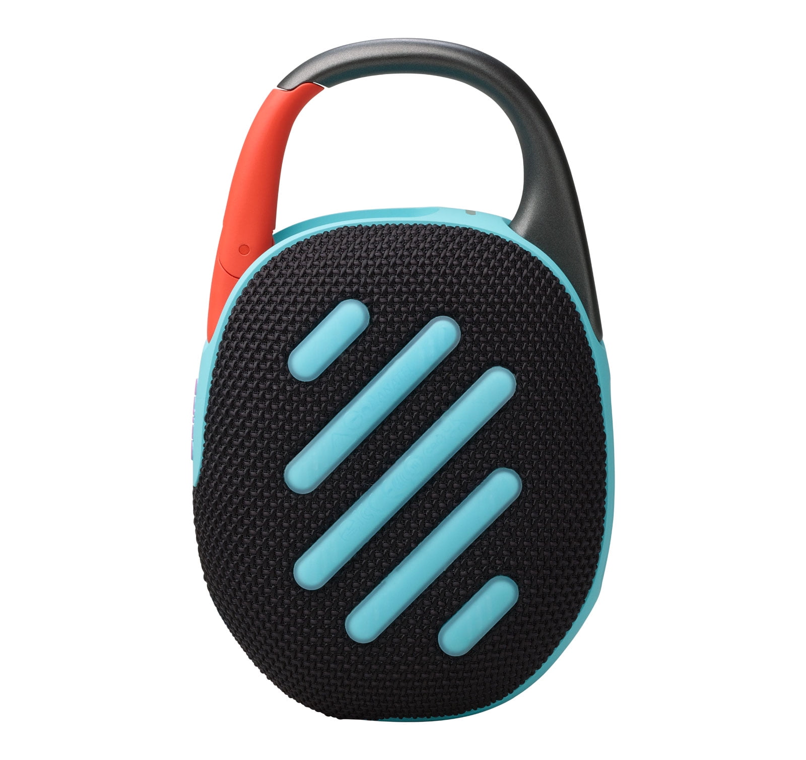 JBL Clip 5 Bluetooth Speaker and divvi! Protective Case Bundle - Black Orange
