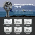thumbnail image 4 of BTMETER BT-846A Pro HVAC CFM Anemometer Measures Wind Speed Wind Temperature Airflow Velocity Meter with Backlight Display, Suitc, 4 of 7