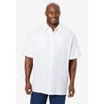 thumbnail image 4 of KingSize Men's Big & Tall Short-Sleeve Linen Shirt, 4 of 6