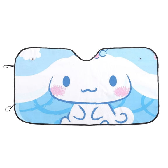Cinnamoroll Windshield Sun Shade, Anime Car Front Window Shades Sunshade, Cover Sun Visor Shield Block Automotive Interior Protector Blocks UV for Pickup Truck SUV Accessories S