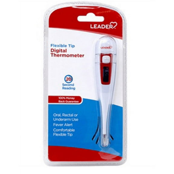 Leader Flexible Tip Digital Thermometer, 1 Count - Quick, Accurate Readings