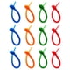 thumbnail image 1 of GOOHOCHY Organizador de cables de silicona ajustable, bridas para cables reutilizables, colores mezclados, 12 Uds., 1 of 7