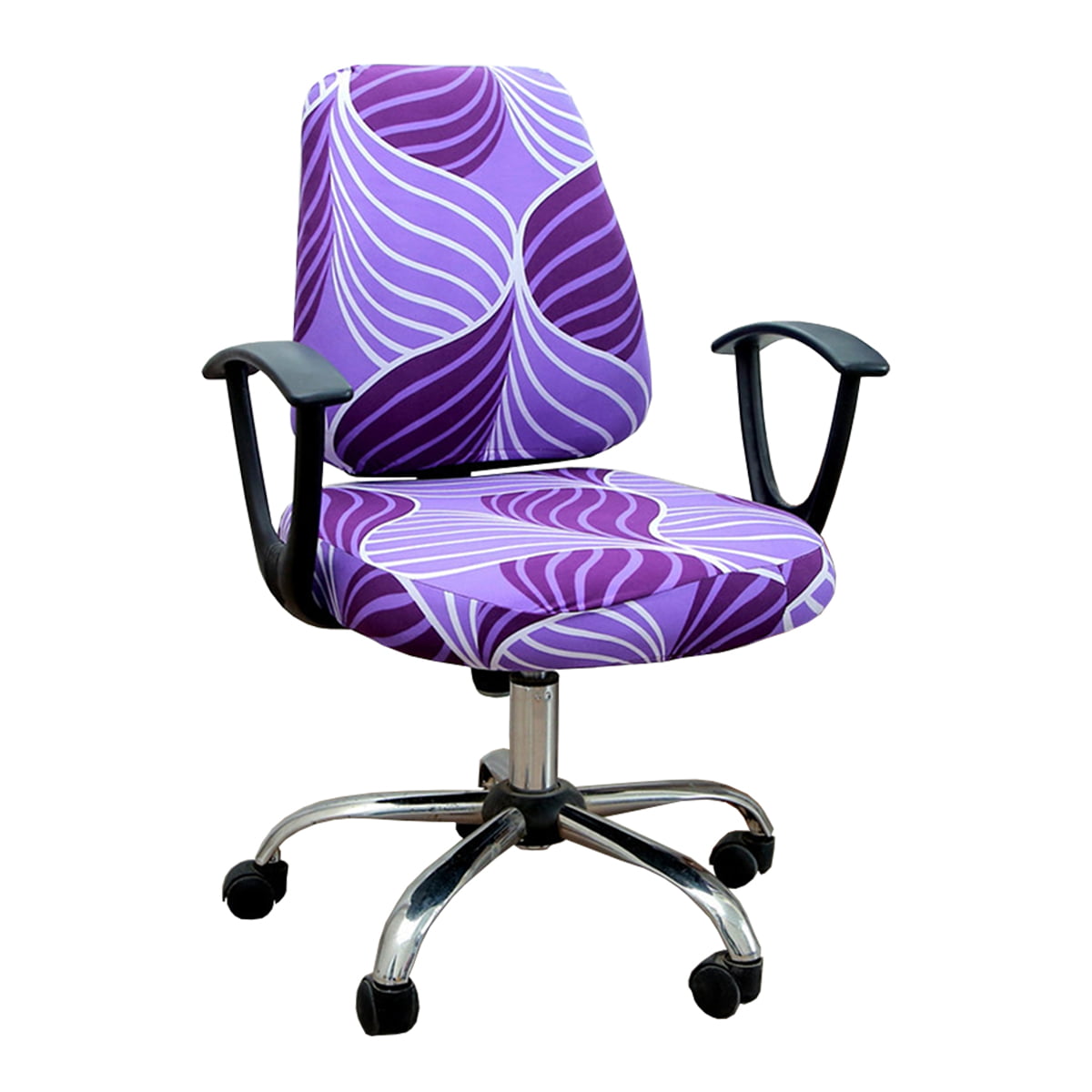 SML Office Computer Chair Cover Spandex Stretch Rotate Seat Antimacassar Modern 