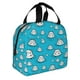 thumbnail image 2 of Easygdp Hippo In Water Head Bolsa Térmica Premium - Tela Oxford Impermeable, Gran Capacidad, Bolsillo Frontal, Unisex para Trabajo, Escuela, Actividades al Aire Libre y Picnics, 2 of 7