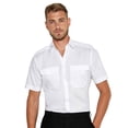 thumbnail image 3 of Kustom Kit Mens Short-Sleeved Pilot Shirt, 3 of 4
