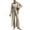*Beige, variant on ClodeEU Women Two Piece Set,Solid Color Long Sleeve Button Down Cardigan, High Waist Drawstring Wide Leg Pants Outfit Khaki,Womens Plus L
