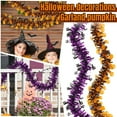 thumbnail image 6 of Halloween Decorations,80in Halloween Tinsel Garland with Orange Pumpkin Black Spider Purple Bat for Home Tree Indoor Outdoor Party Decorations, 6 of 7