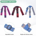 thumbnail image 2 of Uxcell Correa de Reemplazo para Lámpara Frontal de 3 Paquetes, Cinturón Ajustable de Alta Elasticidad para Escalada, Azul Gris, Rosa Azul, Rojo Negro, 2 of 7