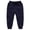 Navy, variant on CPNG Baby Toddler Kid Boys Girls Casual Wide Leg Solid Color Sweatpants Elastic High Waist Loose Pants Drawstring Casual Pants(Black,7-8 Years)