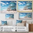 thumbnail image 4 of Designart "Turquoise Miami Lifeguard II" Nautical & Beach Canvas Wall Art, 4 of 5