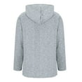 thumbnail image 5 of Womens Cardigan Knitted Hoodies Long Sleeve Hooded Tops Full Zip Hoody Jackets Lightweight Sweatshirt Womens Casual Hoodies Zipped Sweater Tops with Pockets gray M, 5 of 6