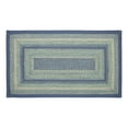 thumbnail image 7 of VHC Brands Jolie Farmhouse 27"x48" Accent Rug Blue Textured Jute Striped Pad Rectangle Floor Decor, 7 of 7