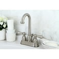 thumbnail image 4 of Kingston Brass Restoration Two Handle 4" Centerset Lavatory Faucet with Retail Pop-up, 4 of 5
