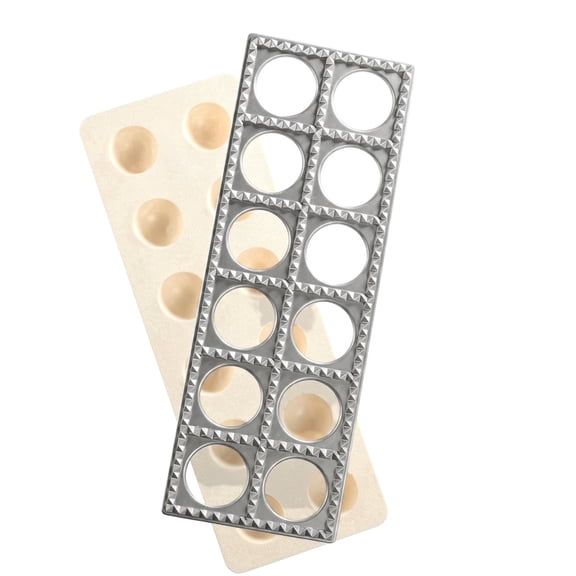 Large 12 Grid Square Dough Press Mold, Food Grade Pastry Making Tool for Kitchen Use