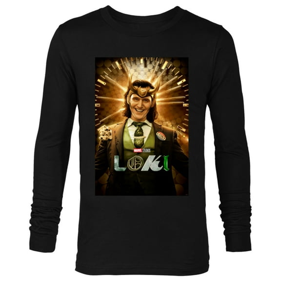 Marvel Loki President Loki Poster - Long Sleeve T-Shirt for Men – Customized-Black