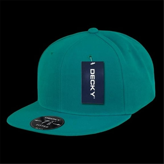 Retro Fitted Caps, Aqua, 7 1/2