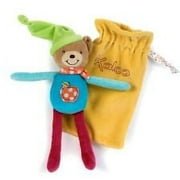 Kaloo Colors Baby Bear with Apple Applique with Drawstring Bag