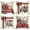 Red Truck, variant on Valentine''s Day Hello Love Decorative Throw Pillow Covers 18 x 18 Set of 4, Red Truck Rose Flower Cushion Case Decor, I Love You More Anniversary Wedding Holiday Home Decoration for Sofa Couch