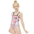 thumbnail image 3 of Kuromi And My Melody Girls One Piece Swimsuits Hawaiian Ruffle Swimwear Beach Bathing Suit Outfits, 3 of 7