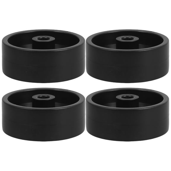 FRCOLOR  4 PCS Wheel Kit for Cooler Caster Wheels Foldable Cars Car-mounted Black