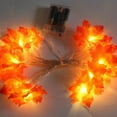thumbnail image 4 of Pretty Comy LED Maple Leaf Light String Maple Leaf Light String Room Decoration Light Holiday Colored Light String Warm Light HOT Orange, 4 of 6