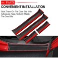 thumbnail image 4 of Door Sill Guards Kit Rubber Door Entry Guards for Jeep Wrangler JL JLU Gladiator JT Door Accessories Parts Door Sill Protector Full Coverage Replacement (), 4 of 6