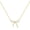 E-gold bow, variant on Red Heart Necklace for Women Dainty Cubic Zirconia Love Heart Gold Pendant Necklace Daily Heart Jewelry