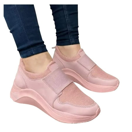 

Quealent Women Shoes Womens Canvas Shoes Casual Cute Sneakers Low Cut Lace up Fashion Comfortable for Walking Pink 8.5