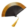 thumbnail image 2 of Sunjoy Tech Ancient Fan Hollow Out with Tassels Vintage Bamboo Folding Fan Decor Ladies Hand Fan Daily Use, 2 of 8