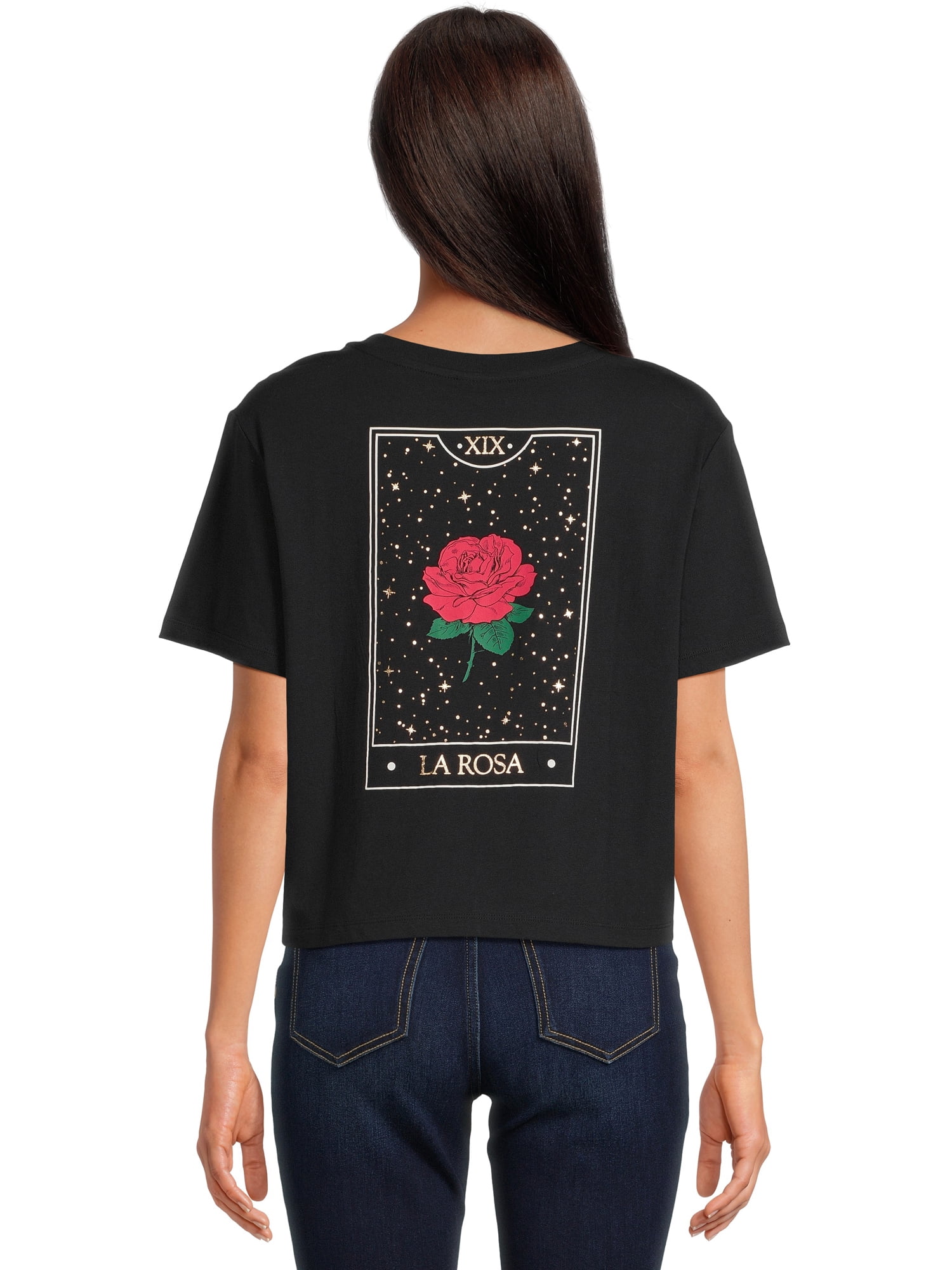 Self Esteem Juniors Crewneck Boyfriend Graphic Tee, Sizes S-XL