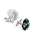 thumbnail image 3 of Sea Slug Stylish Dress Shirt Cufflinks Made of Stainless Steel for Men - for Formal Occasions, 3 of 6