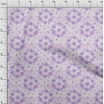 thumbnail image 4 of oneOone Cotton Poplin Purple Fabric Watercolor Floral Craft Projects Decor Fabric Printed By The Yard 56 Inch Wide, 4 of 5
