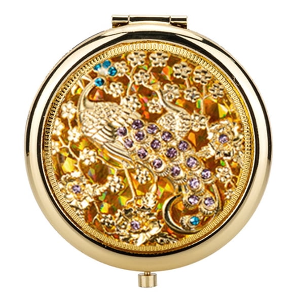 30X Magnifying Mirror, Small Magnifying Mirror with Suction Cup and Tweezers, As a Travel Magnifying Mirror, Compact Mirror Set for Plucking Eyebrows 3.5 Inches