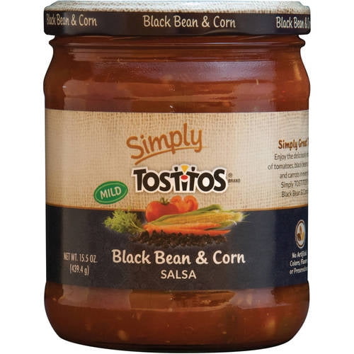 Tostitos Simply Organic Mild Black Bean And Corn Salsa 15 5 Oz