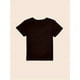 thumbnail image 2 of ”Hello Preschool“ Colorful Letter Print Girls' T-Shirt - Short Sleeve, Crew Neck, Cotton Blend, Casual Summer & Spring Top with Knot Detail, Preschool Shirt, 2 of 6