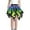 Green, variant on Childrens Carnival Festival Skirt Festive Atmosphere Short Dress For Girls Party Wear With Flutter Sleeves And Flared Hem Purple,9-10