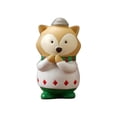 thumbnail image 3 of Christmas Desk Ornaments Animal Figurines Funny Doll Holiday Decoration Resin Arts for Parties Fireplace Kids Gift Decoration White, 3 of 8