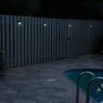 thumbnail image 7 of 24 Pack Solar Deck Lights, Dusk-to-Dawn LED Fence Lights, Black, 7 of 7
