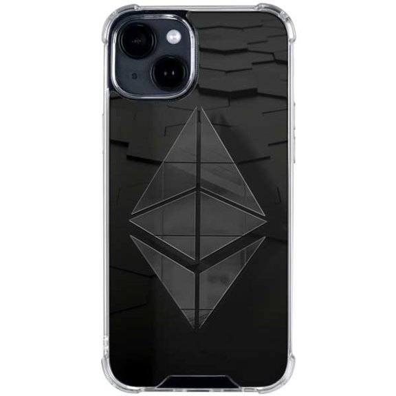 Skinit Ethereum Textured Logo iPhone 14 Plus Clear Case