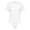 White, variant on Men Round Neck Short Sleeves Bodysuit Sleepwear Nightwear Romper Pajamas Black L