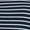 Dark Navy/Mother of Pearl Stripe, variant on Women's Plus Puff Long Sleeve Crewneck Top, Sizes 0X-5X