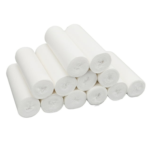 Rollo De Gasa, Rollo De Vendaje De Gasa Cómodo 12 Piezas De Algodón Estirable Amplia Aplicación Transpirable Absorbente Multifuncional Para El Hogar