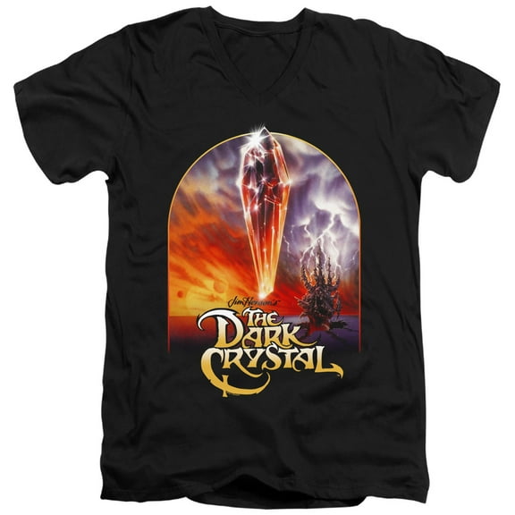 Dark Crystal - Crystal Poster - Slim Fit V Neck Shirt - Large