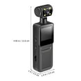 thumbnail image 2 of Supvox Compact Black ABS Wearable Camera for Outdoor Use with Real-Time Video Streaming, 2 of 7