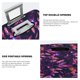 thumbnail image 3 of Balery Purple Dreamcatcher Funda de equipaje, fundas para maletas, elástica, lavable, protector de maletas, compatible con maletas de 18 a 32 pulgadas-X-Large, 3 of 7