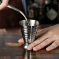 thumbnail image 6 of 75ml Stainless Steel Measure Cup Jigger Shot Drink Spirit Mixed Cocktail Beaker, 6 of 11