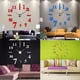 thumbnail image 3 of Moderno Bricolaje De Reloj De Pared Grande 3D Espejo Superficie Calcomanías Decorativas Caseras NO. Plata Soledad Reloj de pared 3D, 3 of 10