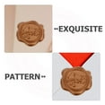 thumbnail image 3 of Raindrops Golden Self Adhesive Wax Seal Stickers for Decor Envelope and Invitations 20 Pieces, 3 of 8
